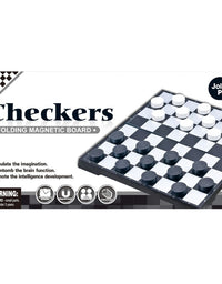 Magnetic Checkers - Folding Magnetic Board Game For Kids (Deal)
