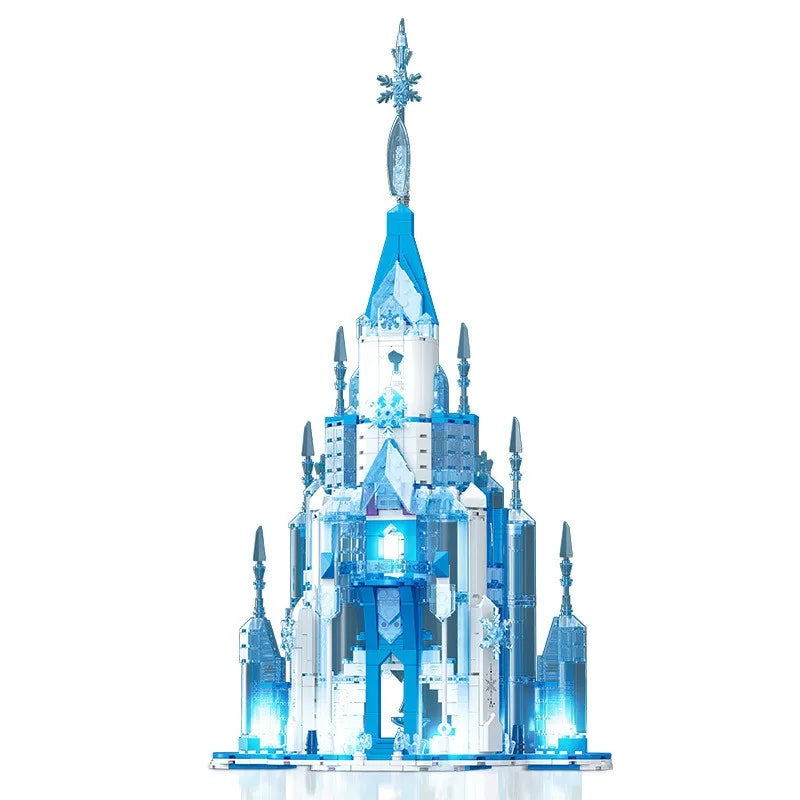 Jie Star Frozen Magic Castle Building Toy For Kids - 732 Pcs