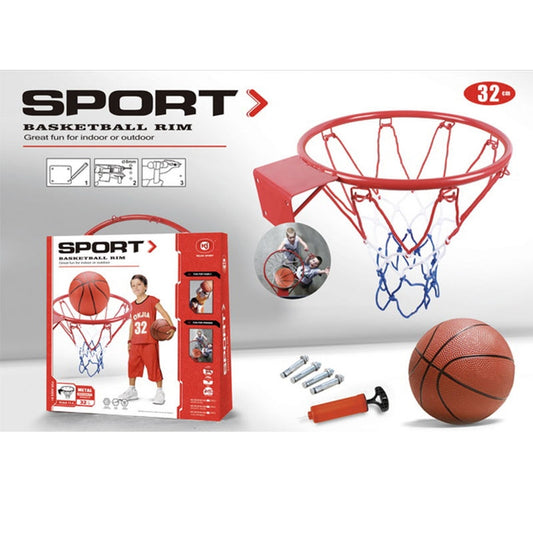 Kids Outdoor Adjustable Basketball Stand Set Portable Mini Hoop for Indoor & Outdoor Play