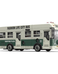 DIY Disassembly & Assembly Fashion Life City Friction Bus Toy With Door Opening For Kids
