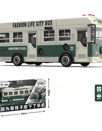 DIY Disassembly & Assembly Fashion Life City Friction Bus Toy With Door Opening For Kids
