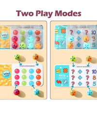 Roll The Ball Puzzle Game Machine Series With Dual Moods Of Cards For Kids
