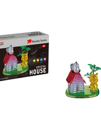 3D Crystal House Puzzle Playset For Kids
