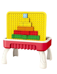 3 In 1 Multifuntional Building Blocks Table For Kids
