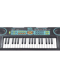 Electronic Musical Keyboard Toy With Mic And USB Line For Kids - 37 Keys
