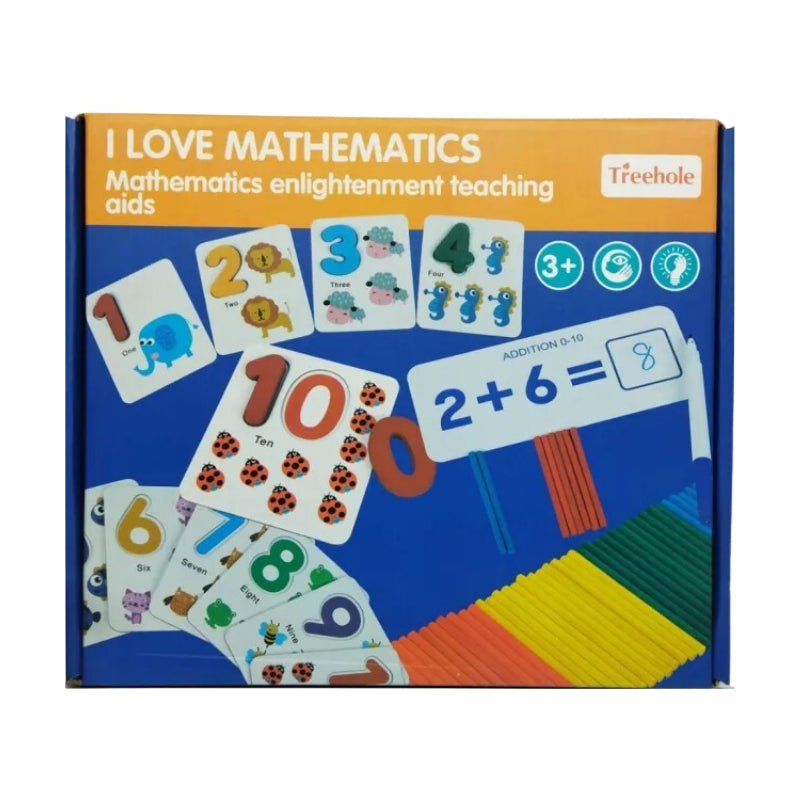 Kids Math Toys Teaching Aids Wooden Game