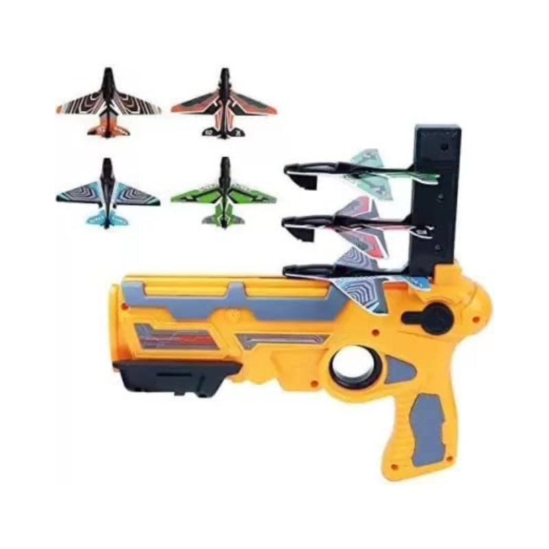 Air Battle Toy Gun With 4 Air Planes For Kids