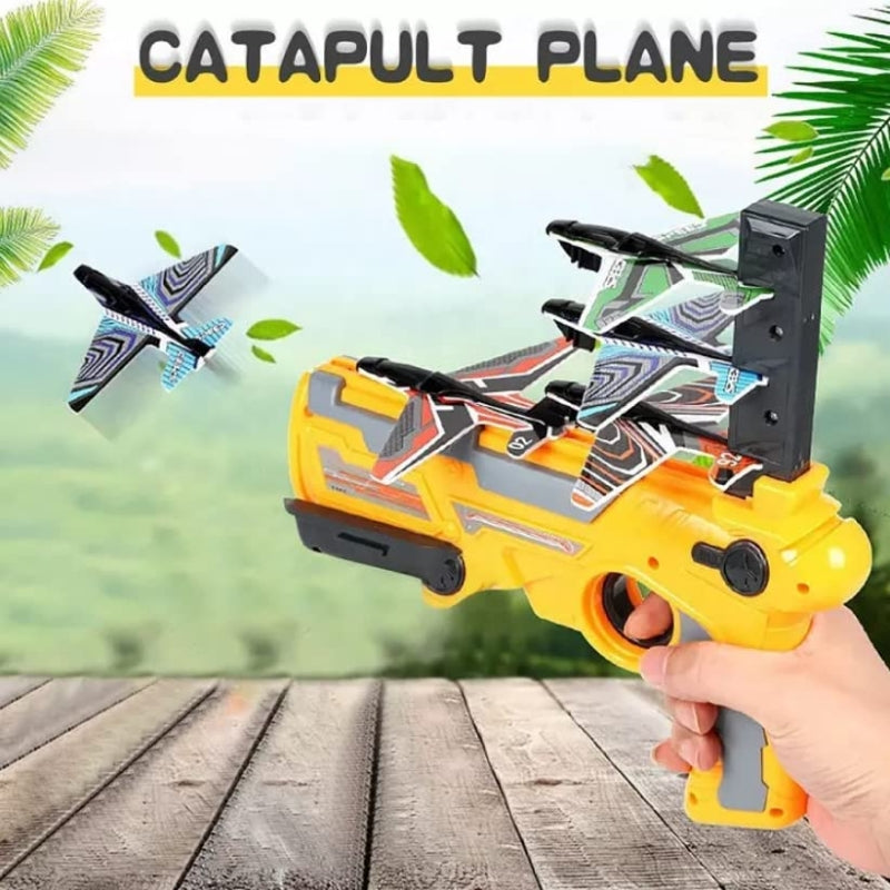 Air Battle Toy Gun With 4 Air Planes For Kids