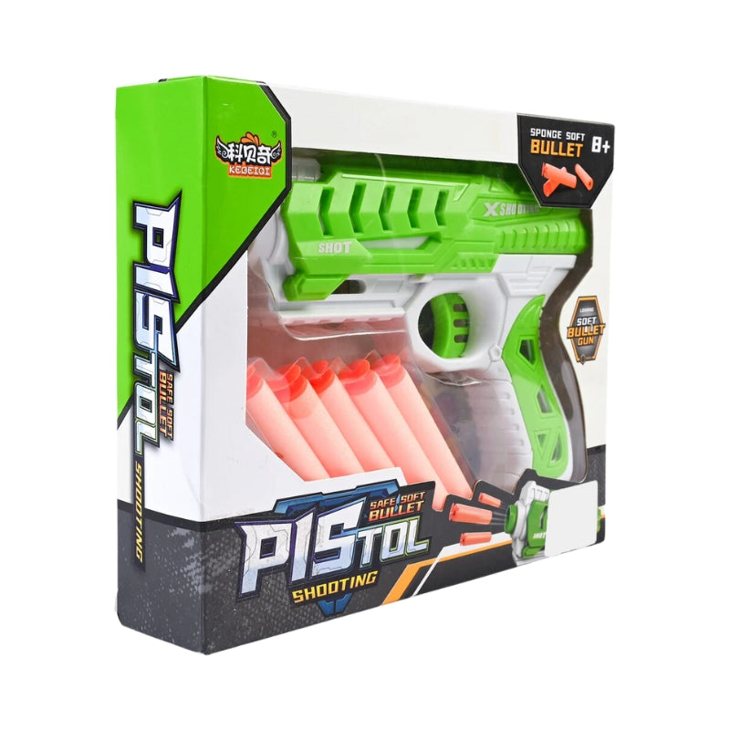 Stylish Soft Bullets Shooting Gun Toy For Kids