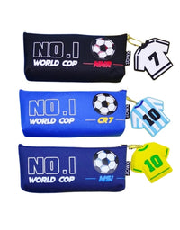 Soccer Pencil Case With T-shirt Keychain For Kids
