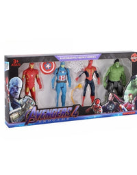 Avengers Action Figures Toy Set For Kids - 4 Pcs
