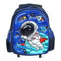 3D (16) Inches Trolley School Bag For Boys (Deal)