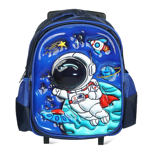 3D (16) Inches Trolley School Bag For Boys