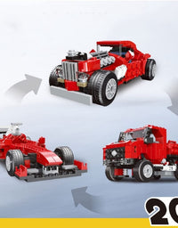 Decool Multificence 20 Vehicle Models Building Blocks Set Toy For Kids - 278 Pcs (31010)
