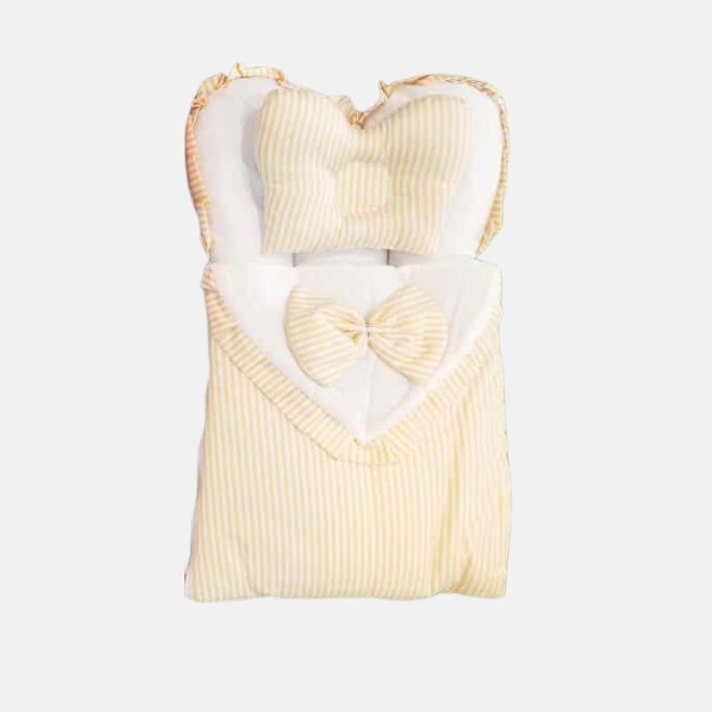Heart Shaped Soft Baby Nest (Peach) (23848)