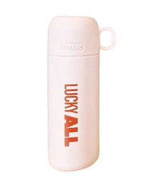 Lucky All Metal Water Bottle With Cup (7233)
