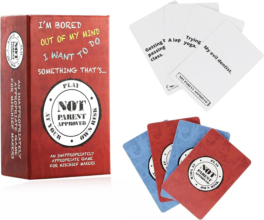 Not Parent Approved A Fun Card Game For Kids