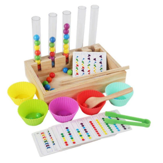 Rainbow Beads Clip Music Learning Game for Toddlers