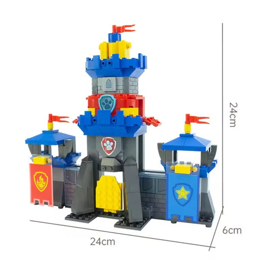 Rescue Team Castle Building Block Playset for Kids