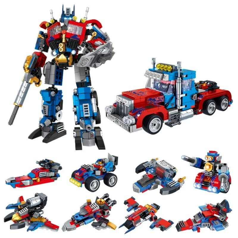 Lego Optimus Vajra Warrior 8 In 2 Building Blocks Set