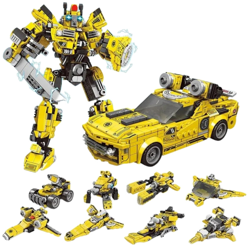Lego Bumblebee Vajra Warrior 8 In 2 Building Blocks Set