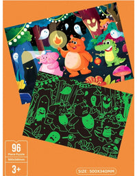 Jigsaw Luminous Puzzle Educational Toy For Kids-96 Pcs
