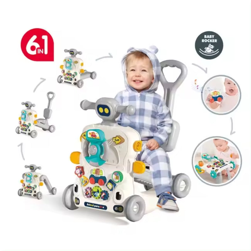 Teknum 6 In 1 Activity Walker For Toddlers