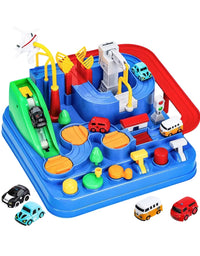 Adventurous Car Racing Track Playset With Multiple Obstacles For Kids (Deal)
