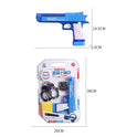 Police 2 In 1 Dart And Water Gun Toy With Police Badge And Hand Cuffs For Kids