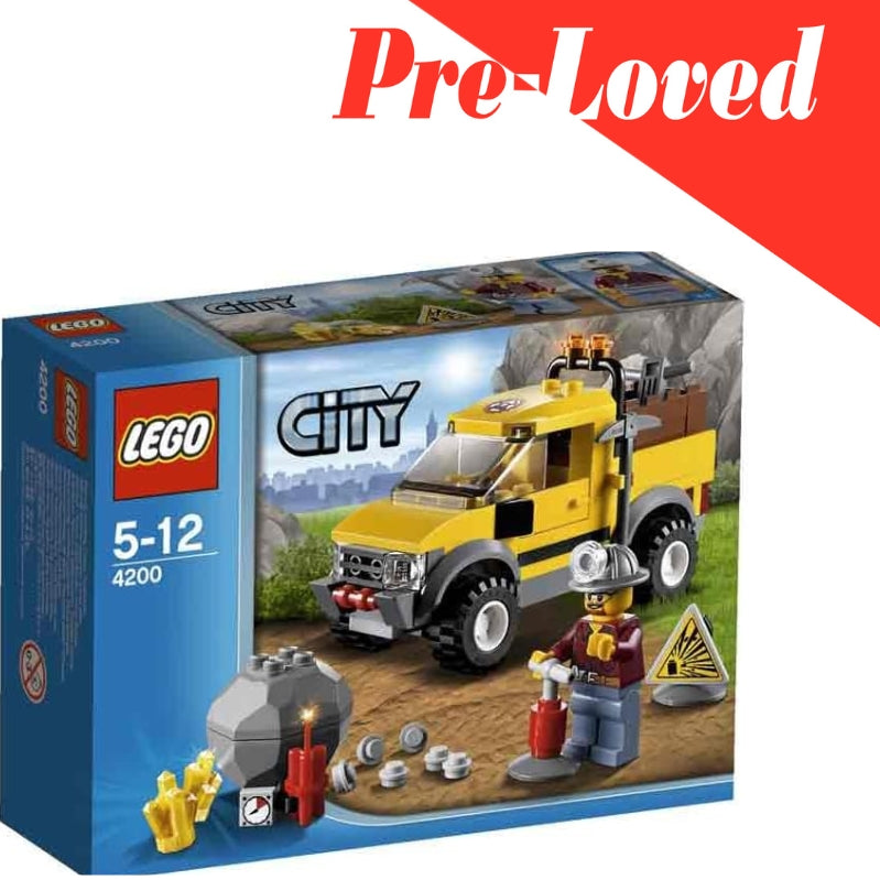 LEGO City Mining 4x4 Truck (4200) - Pre-Loved