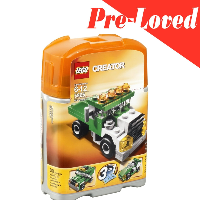 Pre-Loved LEGO Creator 3-in-1 Mini Dumper (5865) - 60 Pcs