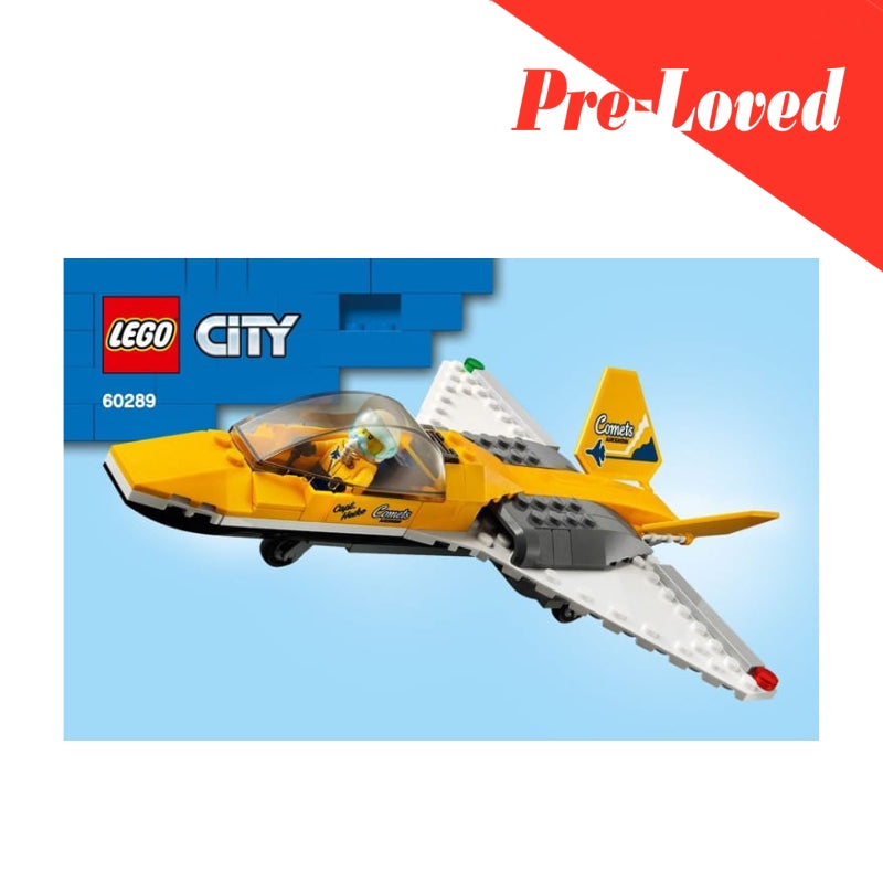 LEGO City Great Vehicles Airshow Jet Transporter Airplane Set (60289) - Pre-Loved
