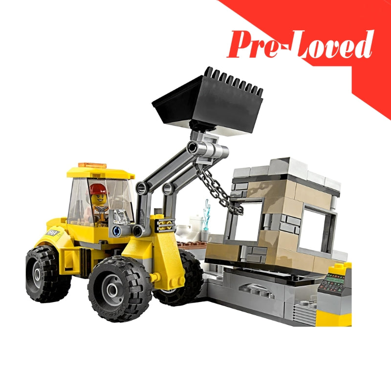 LEGO City Construction Demolition Site Set with Vehicles (60076) - Pre-Loved