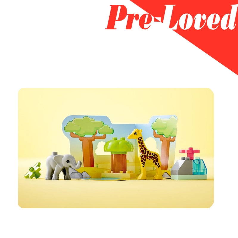 Pre-Loved LEGO DUPLO Wild Animals of Africa (10971) Preschool Building Toy