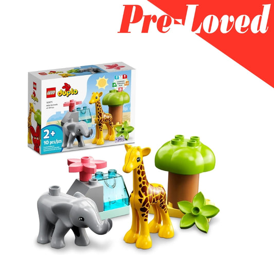Pre-Loved LEGO DUPLO Wild Animals of Africa (10971) Preschool Building Toy