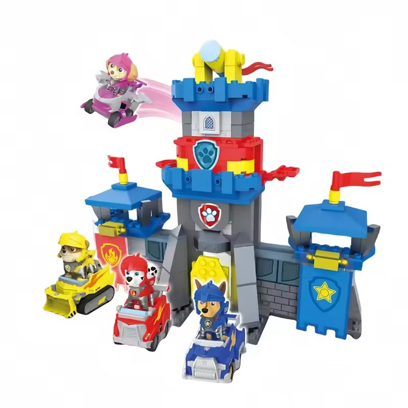 Rescue Team Castle Building Block Playset for Kids