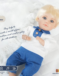 Sennby baby Cotton Body 14 Inch Reborn Doll
