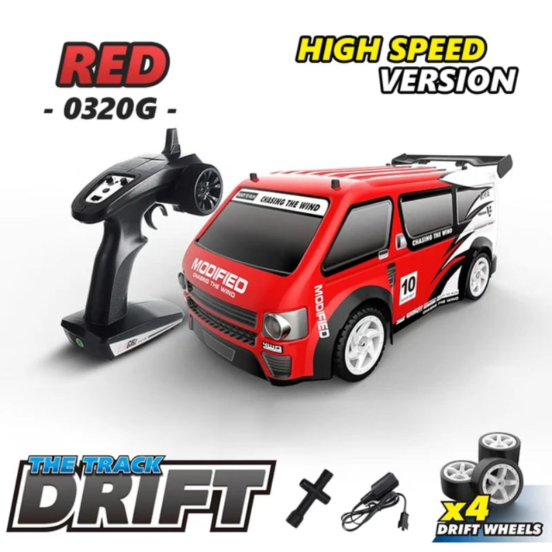 RC Drifting Modified Van Red