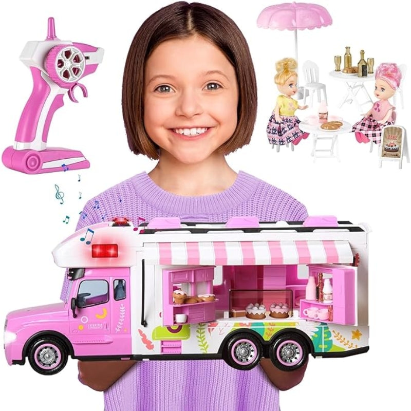 Remote Control Paradise Food Truck Adventure Set Pink