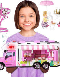 Remote Control Paradise Food Truck Adventure Set Pink
