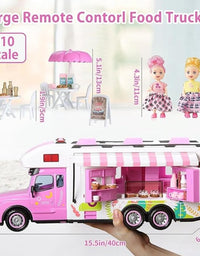 Remote Control Paradise Food Truck Adventure Set Pink
