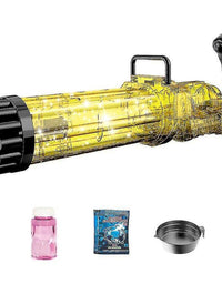 Gatling Electric Bubble Gun 25 Holes For Kids
