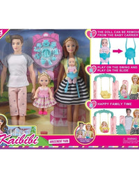 Family Doll Set With Accessories
