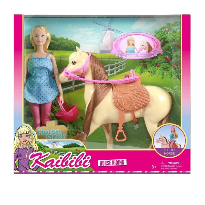 Barbie Doll And Horse Playset