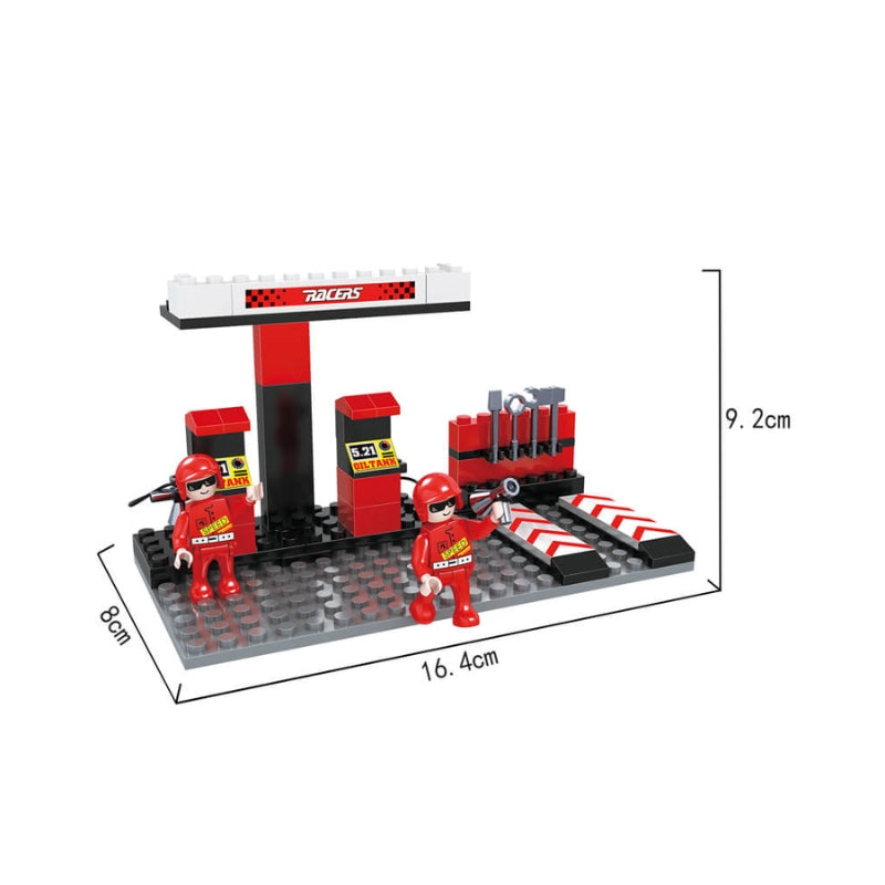 Cogo F1 City Racing Base Blocks Set For Kids