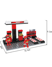 Cogo F1 City Racing Base Blocks Set For Kids
