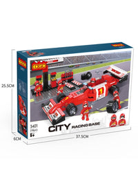 Cogo F1 City Racing Base Blocks Set For Kids
