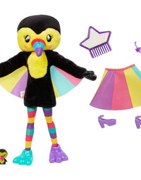 Barbie Cutie Reveal Doll With Toucan Plush Costume And 10 Surprises
