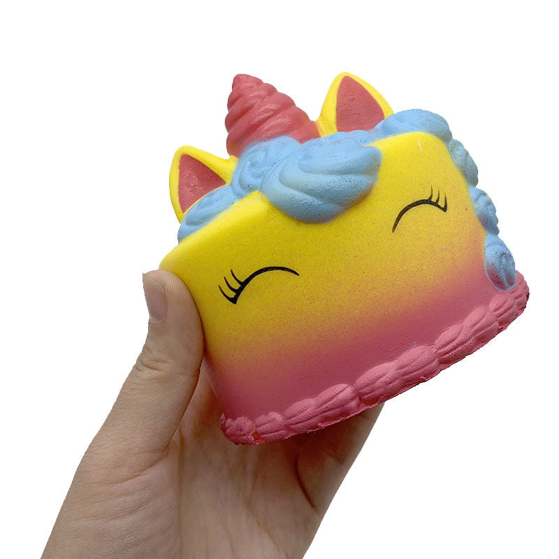 Unicorn Rose Cake Plush Toy