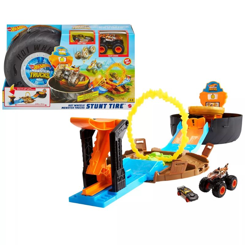 Monster Trucks Stunt Tire Play Set